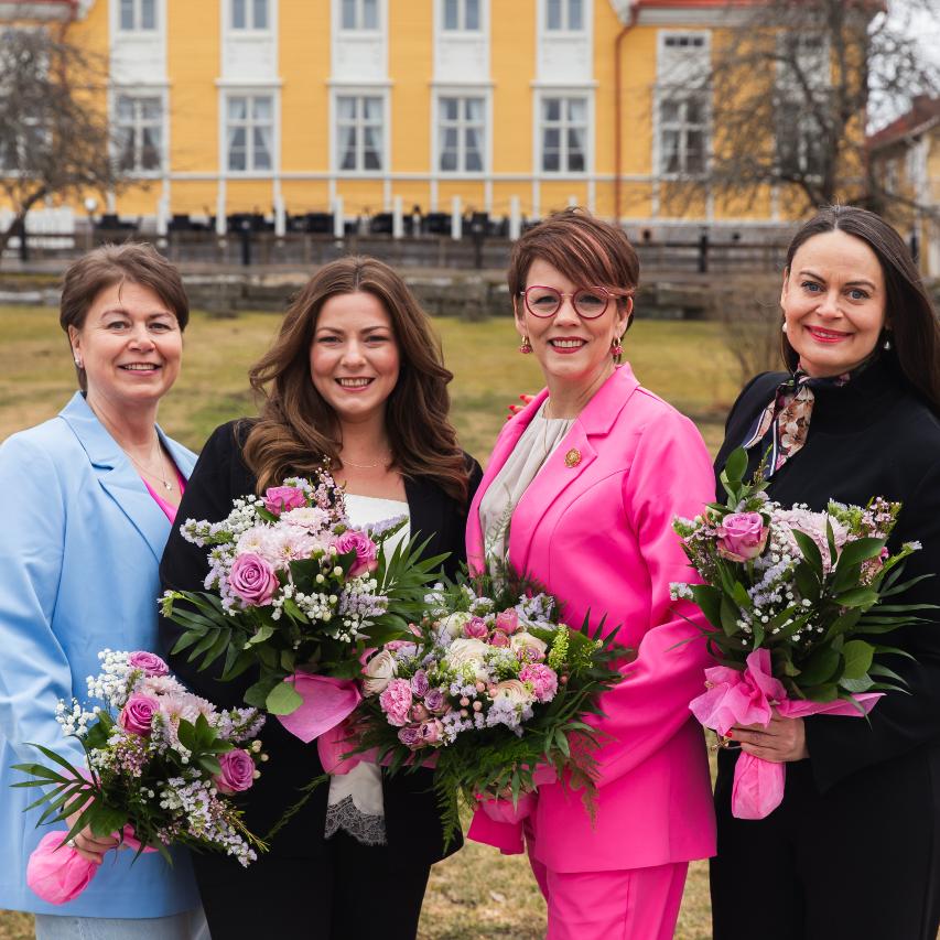 Bild på Carola Bengs-Lattunen, Ellinor Juth, Pia Sundell och Anna-Karin Tötterman